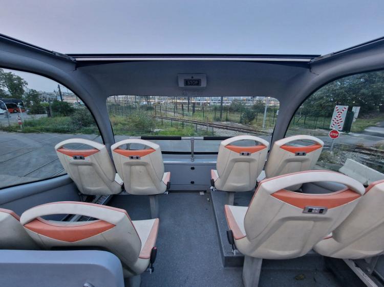 Vue de l’intérieur du bus cabriolet - Autocars-soummane