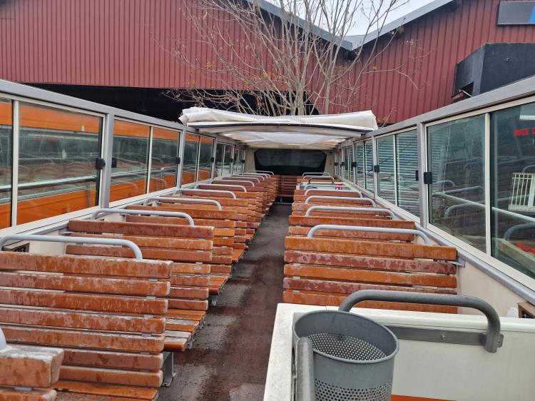 Vue de l’intérieur du bus cabriolet - Autocars-soummane